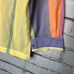 Lauren Ralph Lauren Pastel Stripe Button‑Up Shirt M Streetwear Y2K Preppy Blouse Purple Size M Photo 4