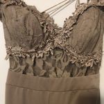 Charlotte Russe  Tan Color Lace Top Jumpsuit Women’s Size XS Photo 5