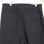 American Giant Women's Wide Leg Pant Size 12 Made In USA Black Photo 4