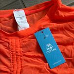 Cupshe  Orange Ruched Tie Front Crop Top Photo 1