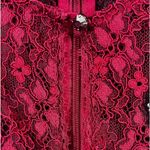 Nanette Lepore Lace Cold Shoulder Maxi Dress Beaded Embellishing Holiday Size 2 Photo 4