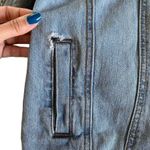 Via Penny Lane Reworked Apparel | Pink Floyd Custom Distressed Denim Jacket Blue Photo 5