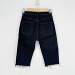 AGOLDE Carrie Skinny Bermuda Denim Shorts in Stunner Wash Black Women's 24 Photo 5