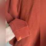 H&M Terracotta/Rust Ribbed Crewneck Size Small Photo 1