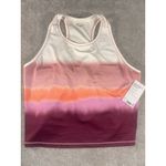 Athleta  Shanti Ombre Print Crop Tank Top Pink Orange NEW W/TAG Size‎ 3X Photo 1