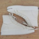 Alexander Wang  Ladies' White Leather HI Top Sneakers 38.5 Photo 2