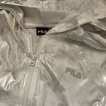 FILA light weight sports active wear windbreak jacket with hoodie, size small Photo 6