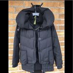 SOIA & KYO   black button down coat small Photo 3