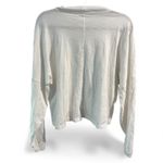 Aerie  White Crewneck Long Sleeve Top- Size X Small Photo 1