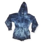 FP Movement Womens Blue Tie Dye Hoodie Romper Photo 1