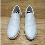 Thousand Fell Womens Size 9.5 Slip On Shoes White Navy Blue Detail Vegan Made Photo 1
