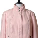 Chico's Chico’s Women’s Coat Moto Style Zip Front Jacket Pink Size 2 Women's Size M Photo 5
