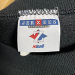 Jerzees Vintage Sweatshirt Patchwork DIY Crop Top Black Crew Neck Eclectic One of a Kind Photo 6