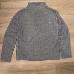 ZARA  Grey Wool Blend Mock Turtleneck Long Sleeve Women’s Blouse Top Size Small Photo 4