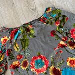 Womens Song of Style Floral Ruffle Blouse Photo 1