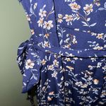 Bloomchic  Floral Ruffle Sleeve Wrap Dress-Knee Length Size US 12 NWT Photo 6