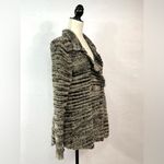 Free People Black and Tan Cardigan Photo 5