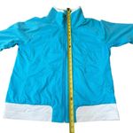 Lululemon Women’s 12 Track Attack Full Zip Windbreaker Jacket Aqua Blue Sporty Photo 10