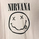Hot Topic Nirvana Pink Smile Girls T-Shirt size large Photo 4