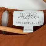 Anthropologie Mare Mare by Rust Orange Aimee Ruffled Blouse Women’s Size Med Photo 2