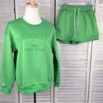 SheIn Sweatshirt/Shorts Loungewear Set Green-Small Photo 0