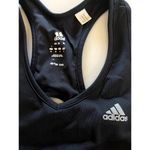 Adidas COPY - VTG 2000s Workout Top Black and White Striped Size Medium Soft Br… Photo 4