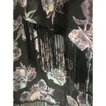 Hot Topic  Floral skulls Fringe Kimono Duster Sheer xXL Cover Up Bohemian Photo 5