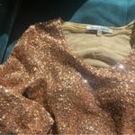 Lovers + Friends  Sway Sequin Cut-Out Dress Gold Photo 3