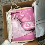 Moon Boot Icon Low Pink Nylon Boots Size 7 Photo 9