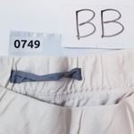 Raquel Allegra Linen Blend White Pleated Crop Pants Pull On High Rise Size 2 Photo 9