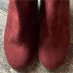 Soda  Mid Ankle Stacked Wedge Heel Zipper Bootie size 7.5 Photo 5