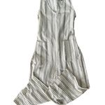 Universal Threads Universal Thread Women's Sleeveless Belted Jumpsuit Wide Leg Gray Stripe XS Photo 1