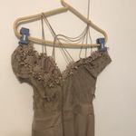 Charlotte Russe  Tan Color Lace Top Jumpsuit Women’s Size XS Photo 7
