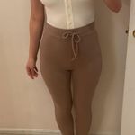 4TH Reckless ribbed high waist leggings. Xs Photo 1
