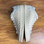 P448 Jack Macrame Lace Up Sneakers Womoens Size 39 EU 8.5 - 9 US Gray Ecru Photo 6