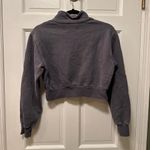TNA Cropped‎ Quarter Zip Gray Size XS Photo 5