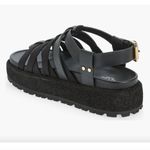 Rag and Bone  Park Platform Fisherman Sandals Black Photo 1
