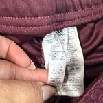 Adidas  Maroon Track Pants with White Stripes Photo 1
