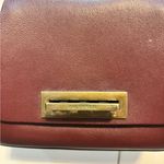 Zac Posen ZAC Wine Mini Eartha Leather Crossbody Bag Photo 2