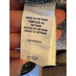 Lucky Brand  Jacket Women XS Gray Knit Asymmetrical Zip Moto Sweater Coat Preppy Photo 8