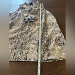 Mossimo Supply Co MOSSIMO Tank Top Women's L Gray Black Geometric Ruffle V-Neck Sleeveless Top Photo 7