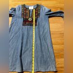 ZARA Embroidered ‘premium Denim Collection’ Tunic dress  womens XS Photo 5