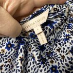 Rebecca Taylor  Silk Blend Twilight Printed 3/4-Sleeve Top Snow Combo Women's 4 Photo 5