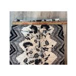 Anthropologie Et Twa Floral Print Cropped Pants Bohemian Black White Medium Photo 5