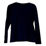 Ralph Lauren Lauren  Blue Crew Neck Sweater PL Photo 0