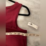 Old Navy NWT Luxe Size S Burgundy Scoop Neck Soft Flowy Stretch Tunic Tank Top Photo 9