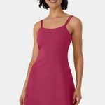 Halara Everyday Cloudful Double Straps Twisted 2-Piece Dress-Flipped Pink S Photo 0