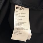 FIGS  Sona FORMx Slim V-Neck Scrub Top in Black, Size X-Small Photo 9