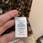 Talbots 100% Merino Wool Button Front Animal Print Cardigan Photo 4