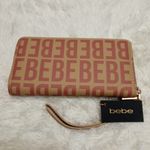 Bebe  Women's Wristlet Wallet Monogram Vanilla/Gold Color NWT Photo 9